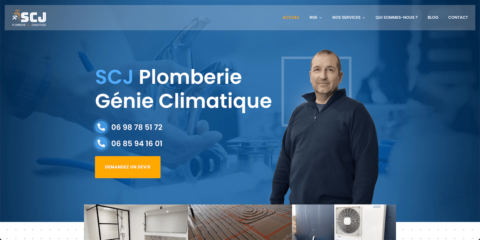 Site SCJ Plomberie